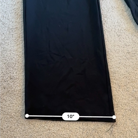 Michael Kors Women's Black Wide Leg Palazzo Pants Elastic Drawstring Waist Sz S - Picture 10 of 12